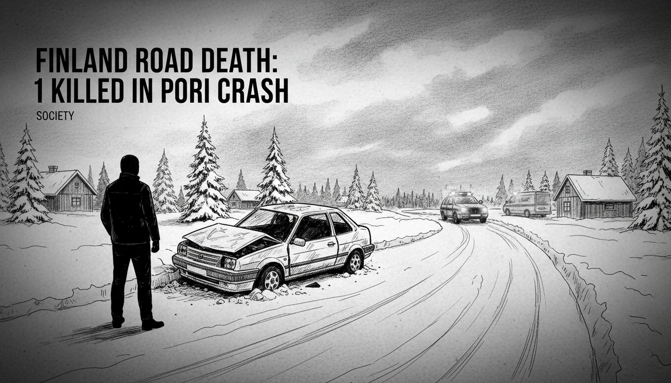 Finland Road Death: 1 Killed in Pori Crash