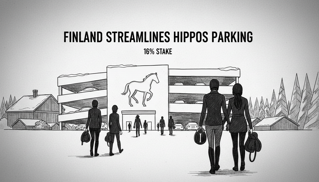Finland Streamlines Hippos Parking: 16% Stake