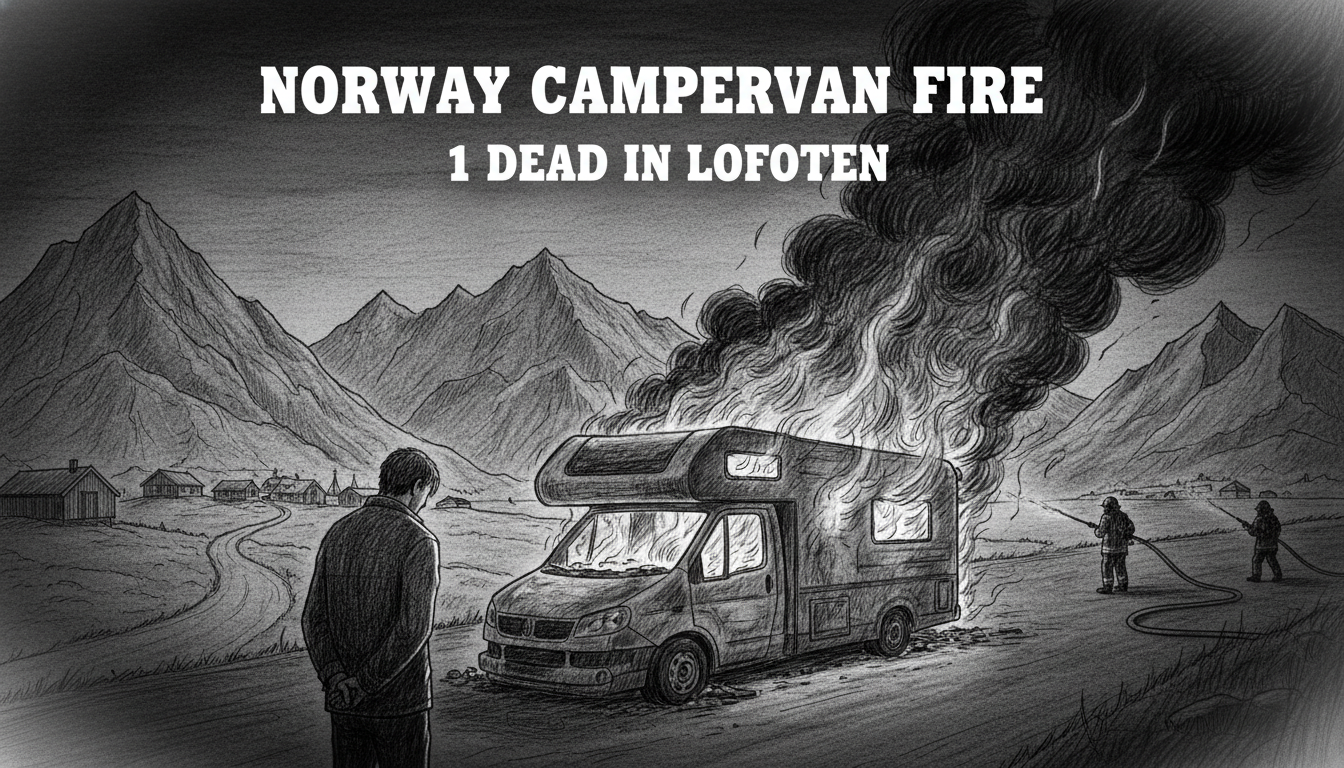 Norway Campervan Fire: 1 Dead in Lofoten