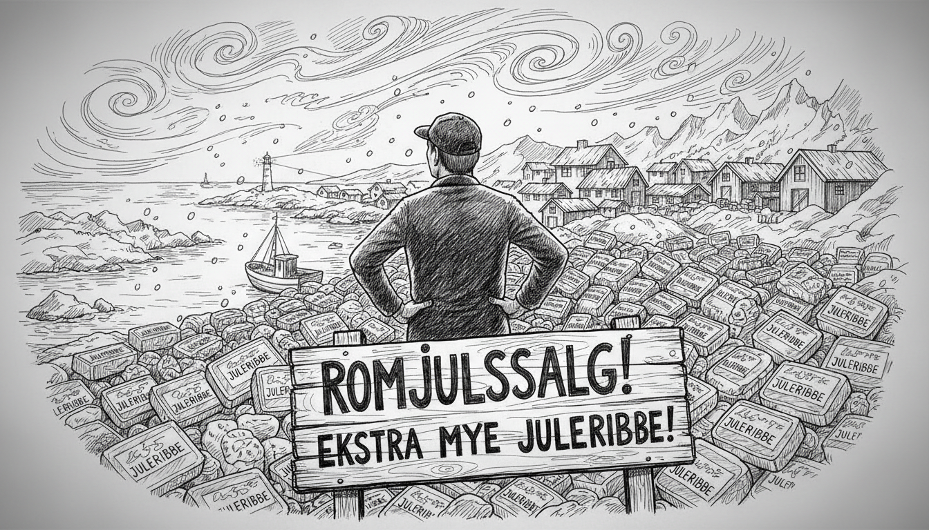 Remote Island Store Manager Orders Triple Christmas Ribs Supply