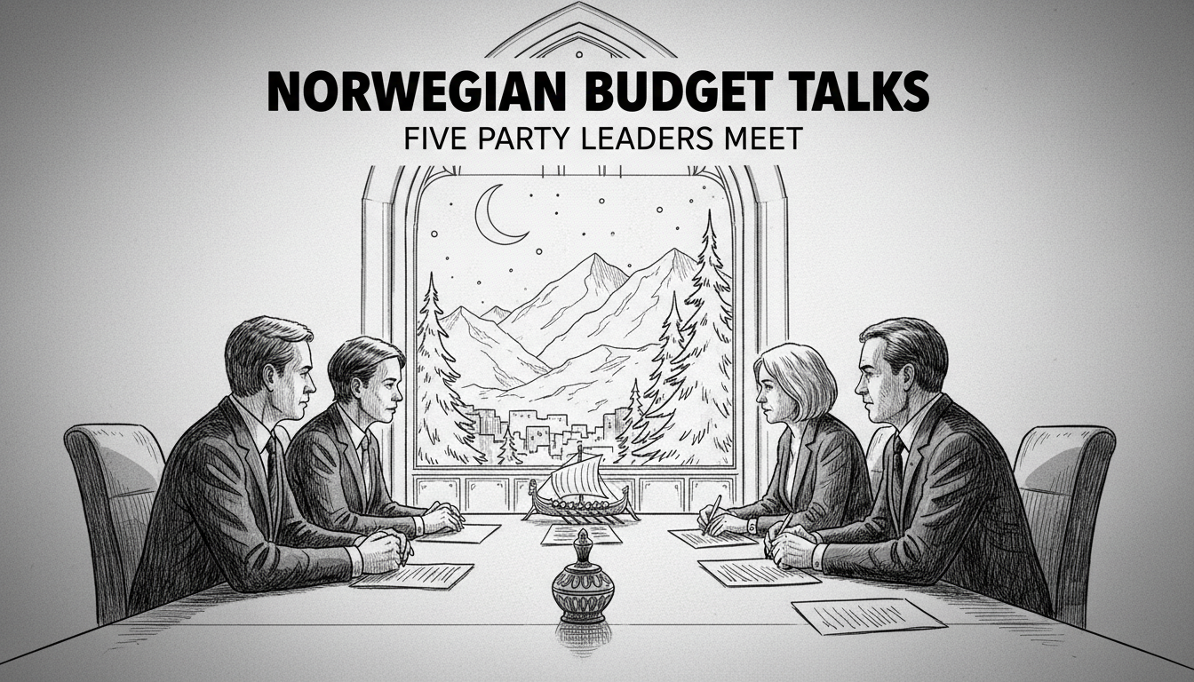 Norwegian Budget Talks Intensify as Five Party Leaders Meet