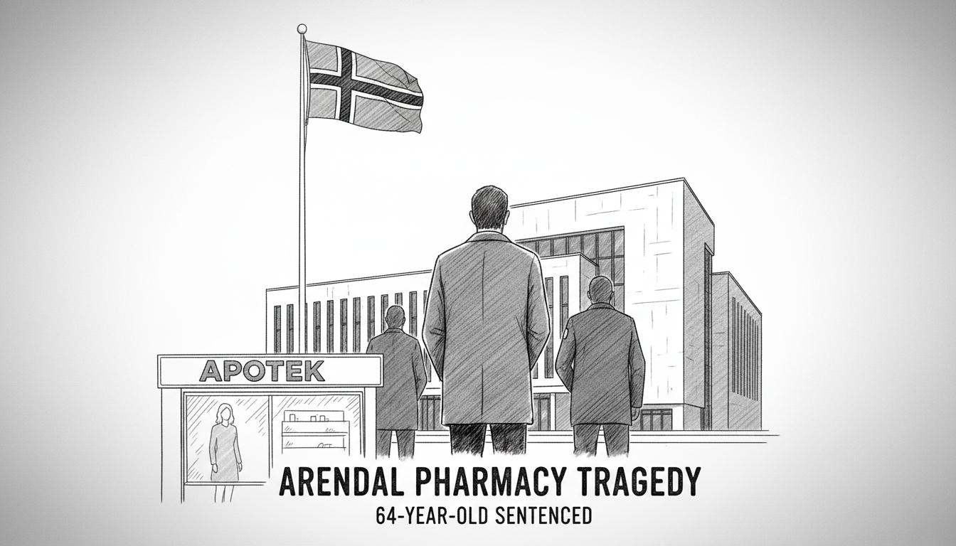64-Year-Old Sentenced for Arendal Pharmacy Murder