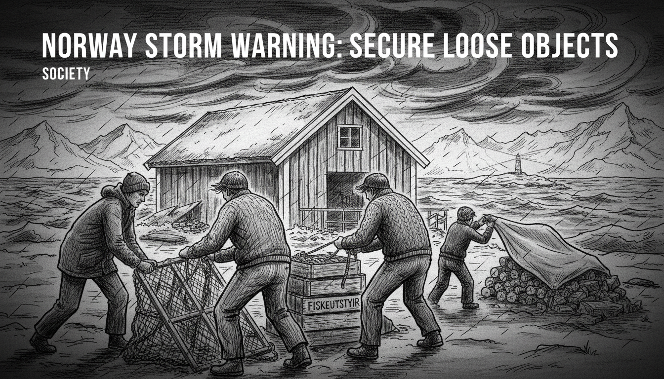Norway Storm Warning: Secure Loose Objects