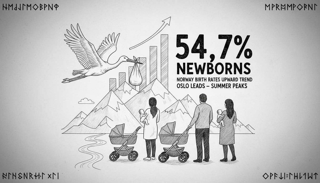Norway Birth Rates Continue Upward Trend in Latest Data