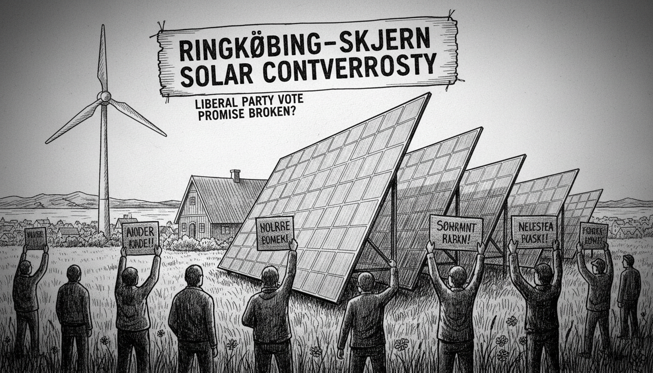 Danish Liberal Party Faces Backlash Over Solar Farm Vote