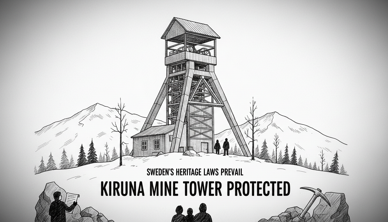 Historic Kiruna Mine Tower Protected from Demolition