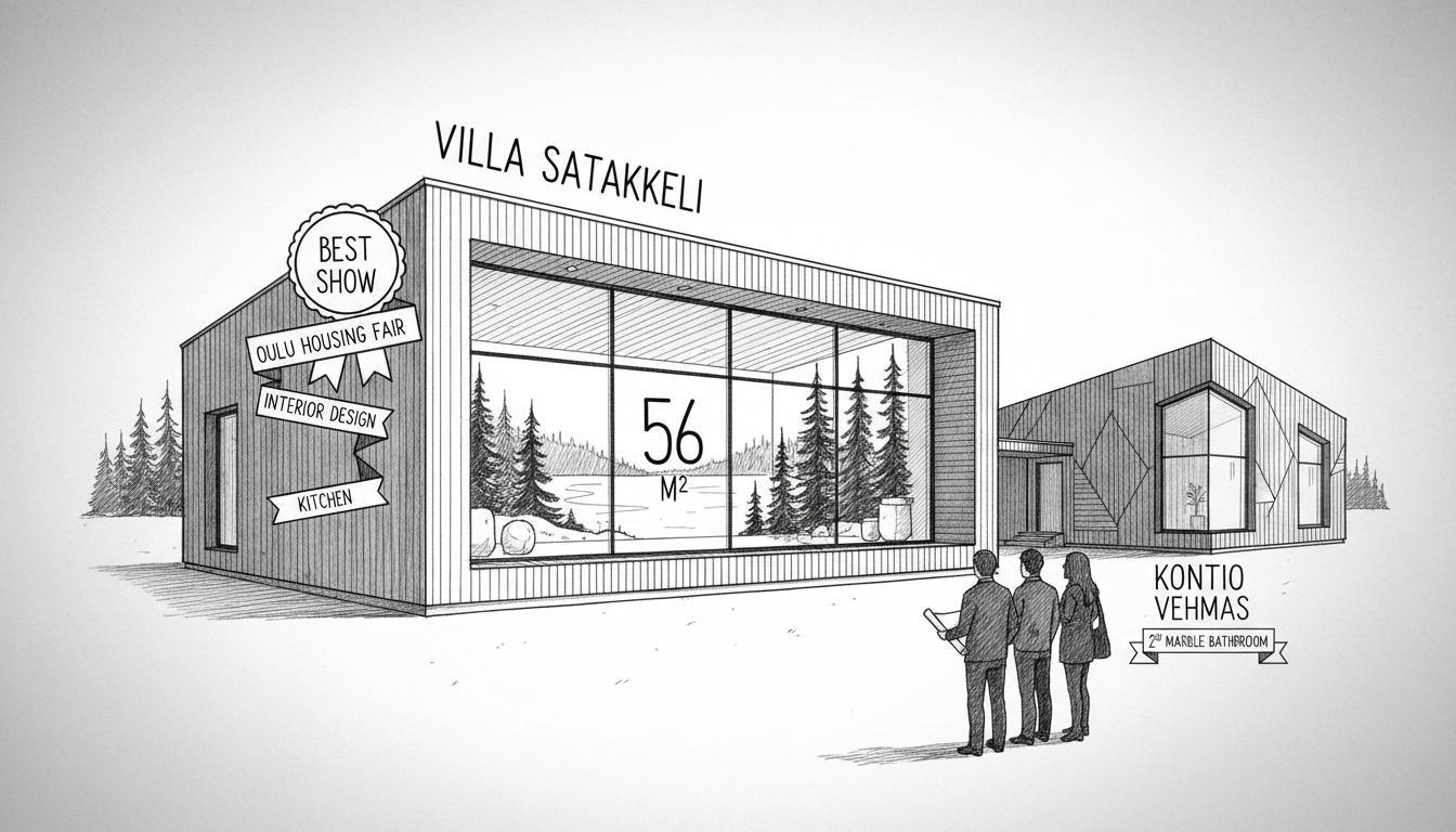 Villa Satakieli Wins Top Honors at Oulu Housing Fair