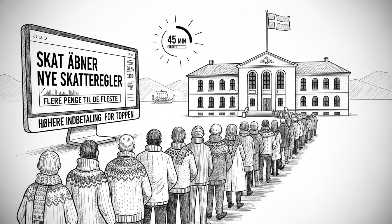 Danish Tax Agency Opens Preliminary Tax Assessment With Morning Queues