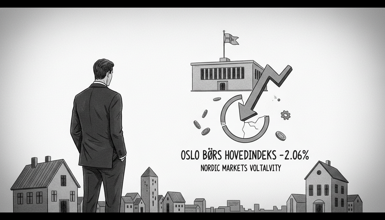 Oslo Stock Exchange Main Index Falls Over 2 Percent