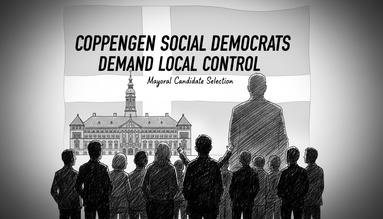 Copenhagen Social Democrats Demand Local Control Over Mayoral Candidate Selection
