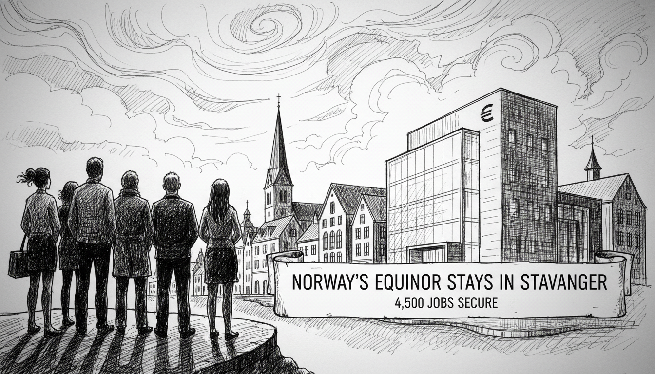 Norway's Equinor Stays in Stavanger: 4,500 Jobs Secure