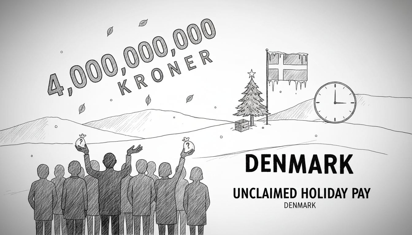 Unclaimed Holiday Pay Reaches Four Billion Kroner in Denmark
