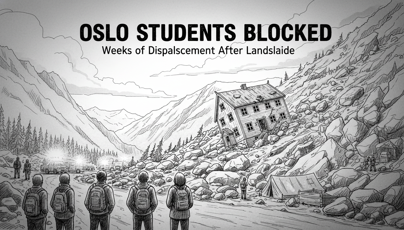 Oslo Students Blocked From Returning Home After Landslide