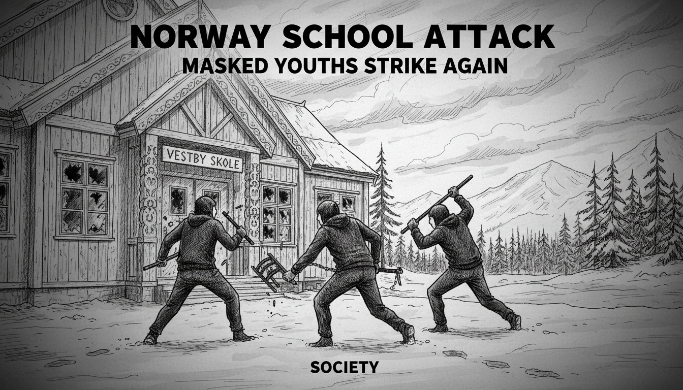 Norway School Attack: Masked Youths Strike Again