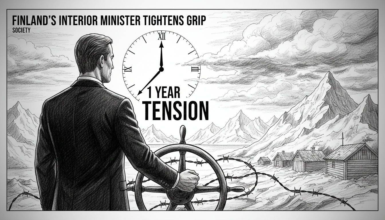 Finland's Interior Minister Tightens Grip: 1 Year of Tension
