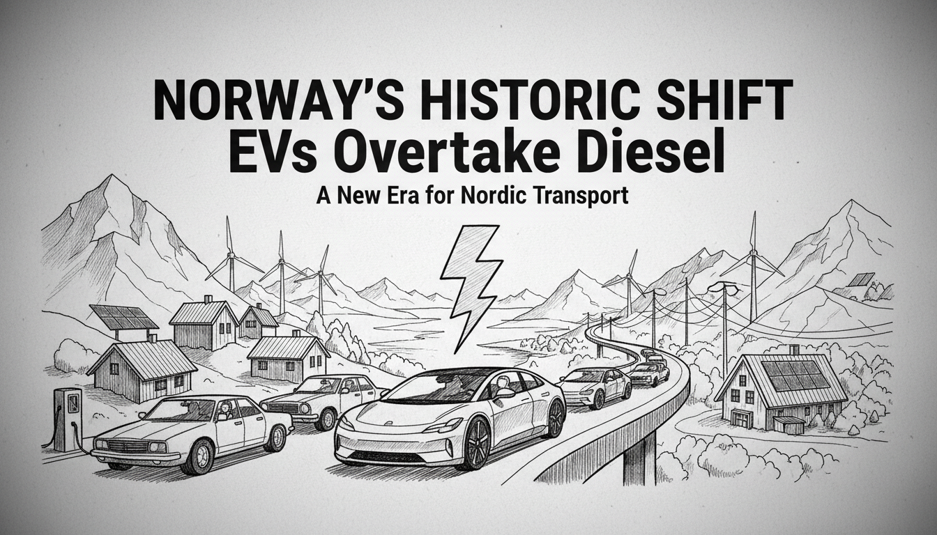 Electric Vehicles Surpass Diesel Cars on Norwegian Roads
