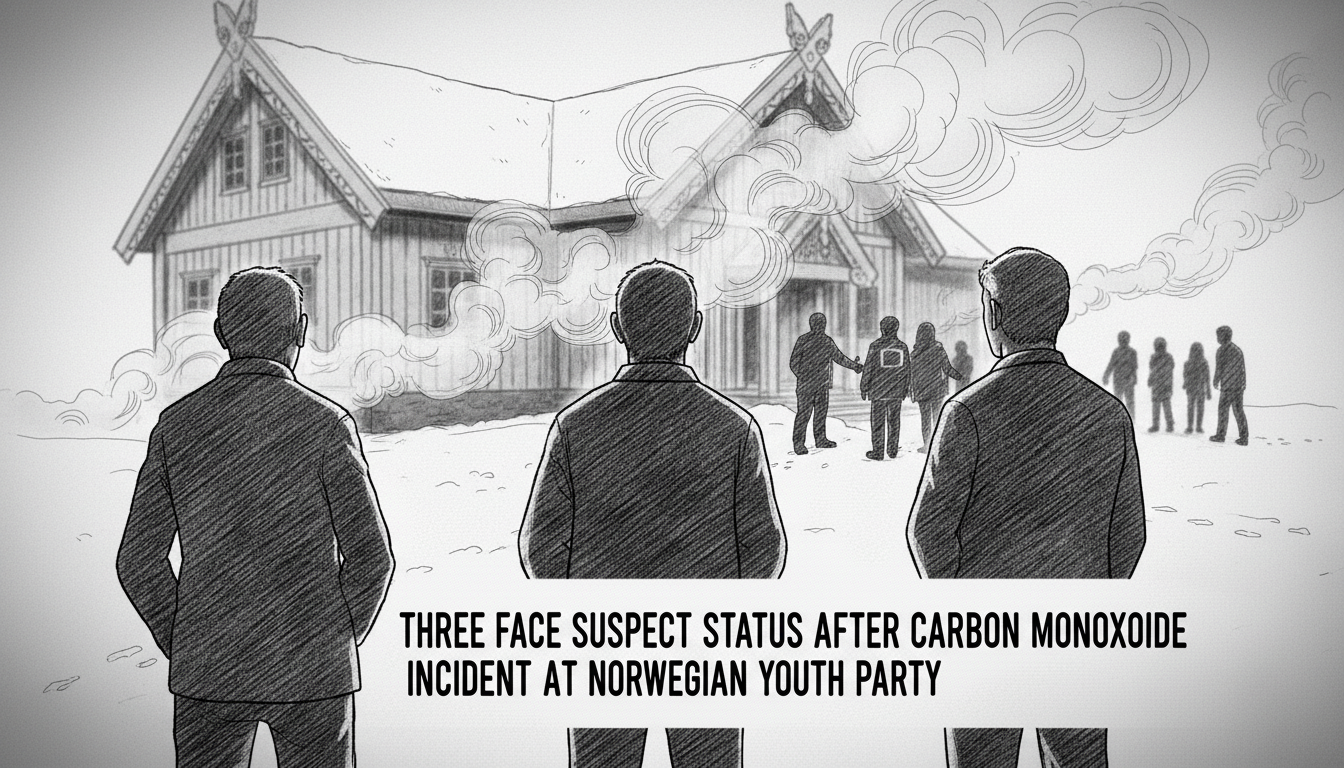 Three Face Suspect Status After Carbon Monoxide Incident at Norwegian Youth Party