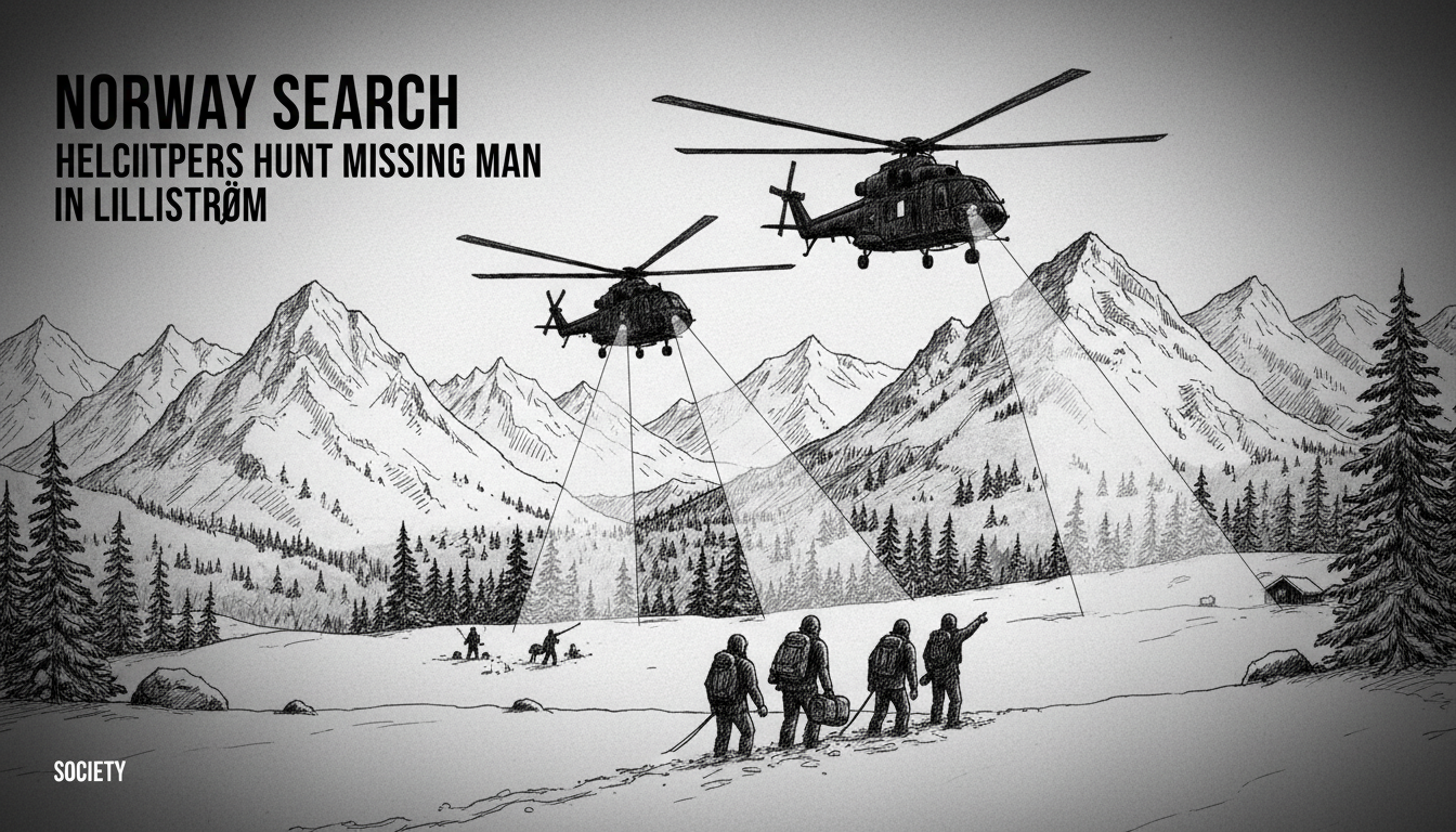 Norway Search: Helicopters Hunt Missing Man in Lillestrøm