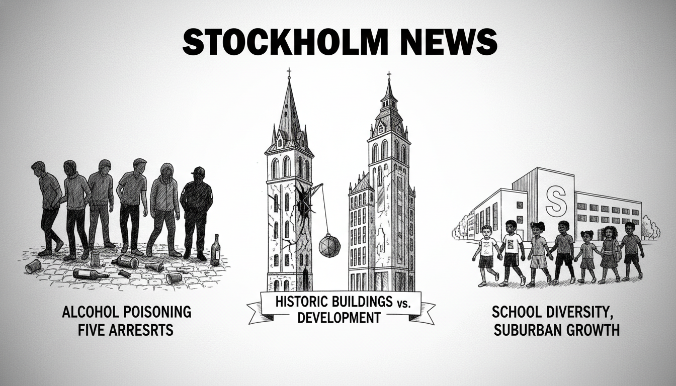 Stockholm News: Teen Alcohol Poisoning and School Diversity