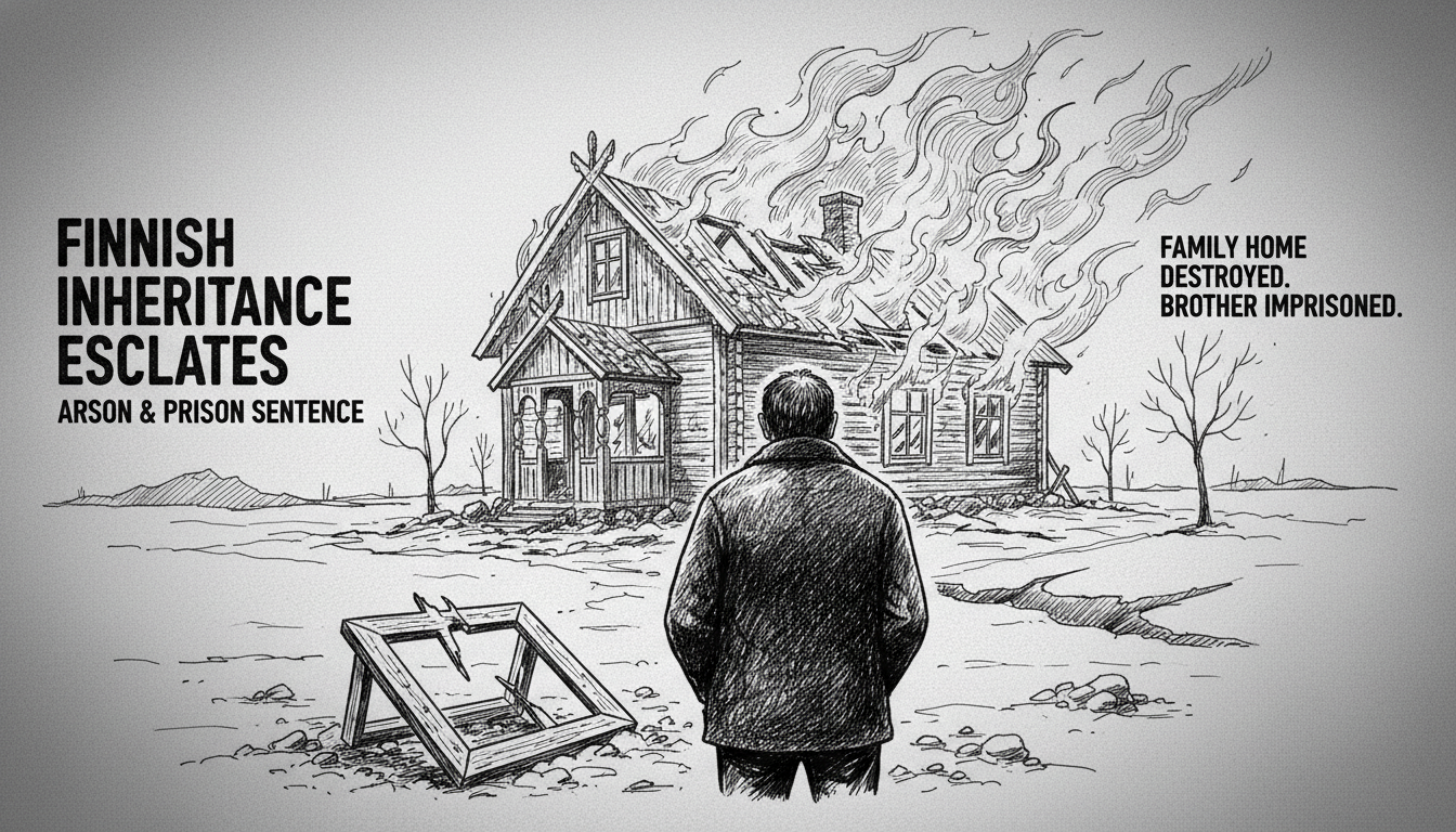 Finnish Inheritance Dispute Escalates to Arson and Prison Sentence