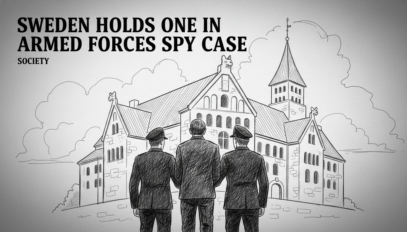 Sweden Holds 1 in Armed Forces Spy Case