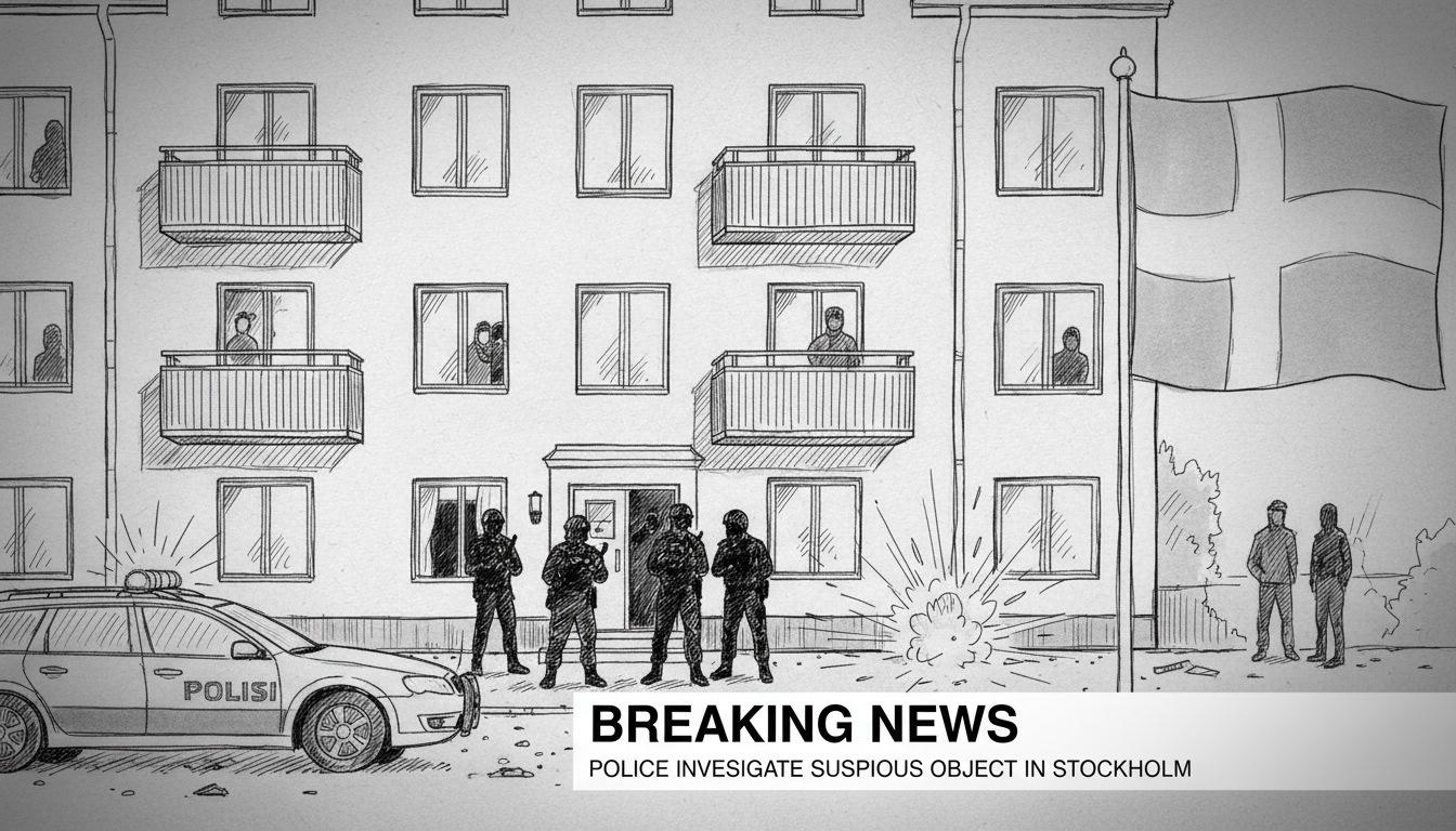 Police Investigate Suspicious Object in Stockholm Suburb