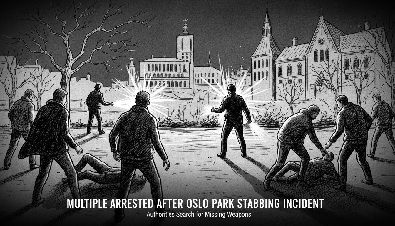 Multiple Arrested After Oslo Park Stabbing Incident