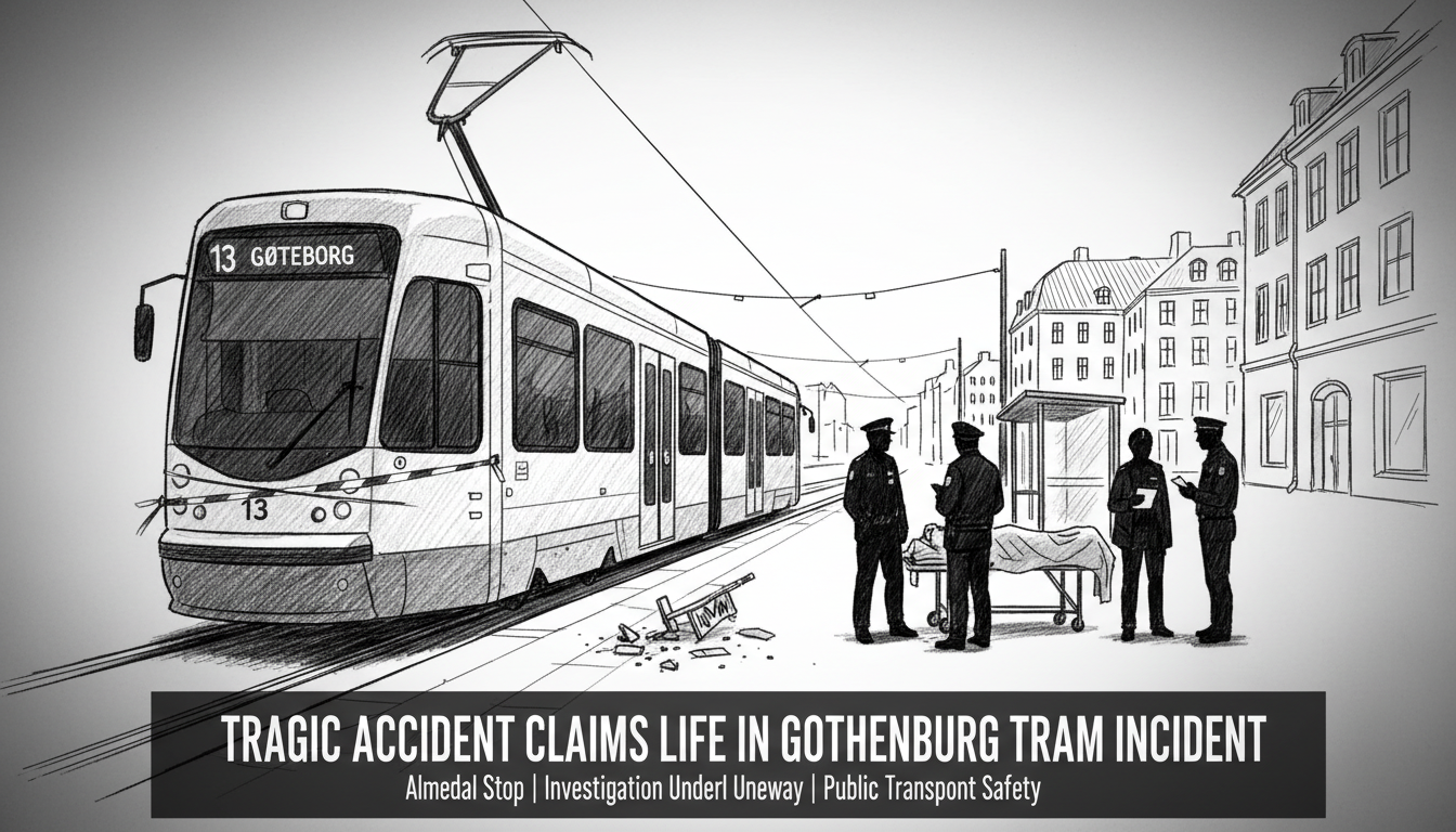 Tragic Accident Claims Life in Gothenburg Tram Incident