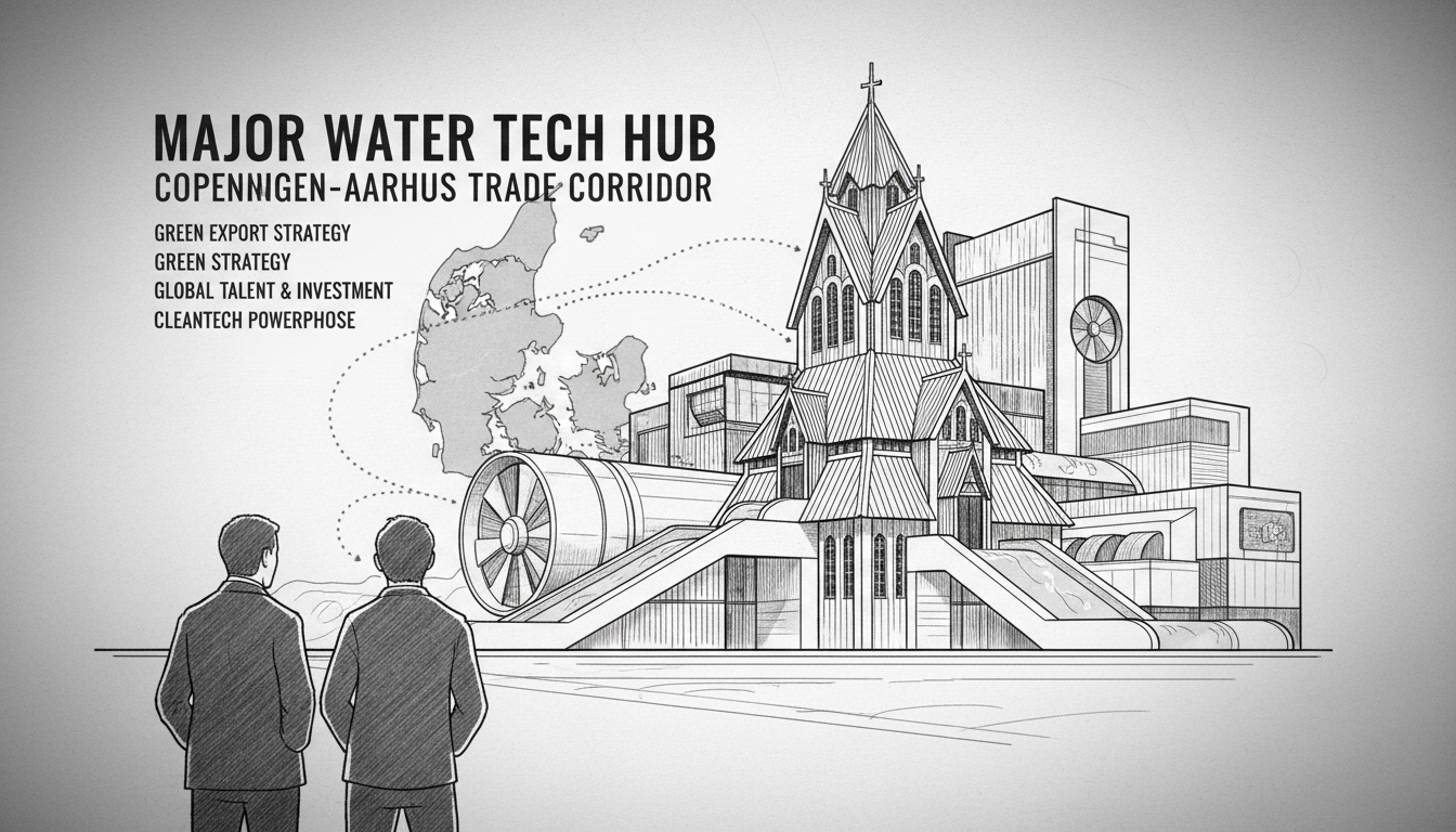 Major Water Tech Hub to Anchor Copenhagen-Aarhus Trade Corridor