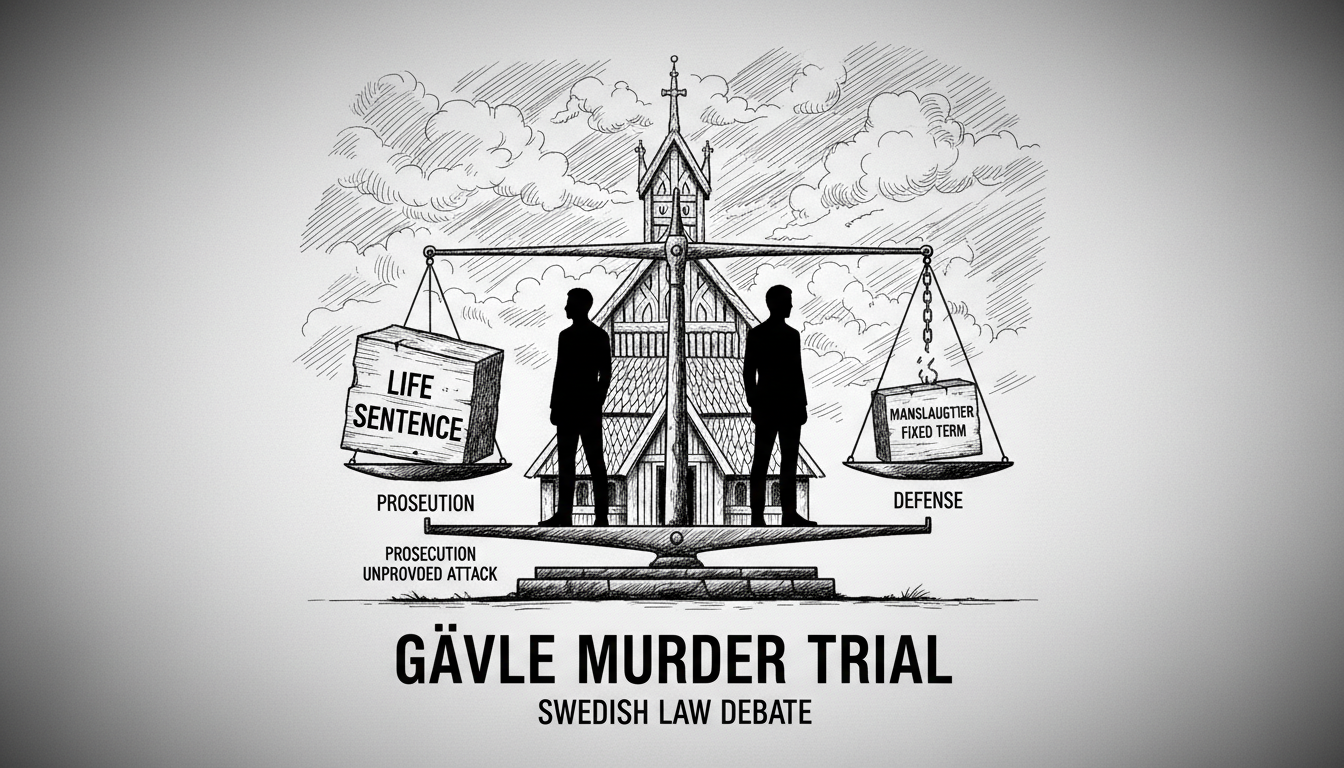 Life Sentence Sought in Gävle Murder Trial as Defense Argues for Lesser Charge