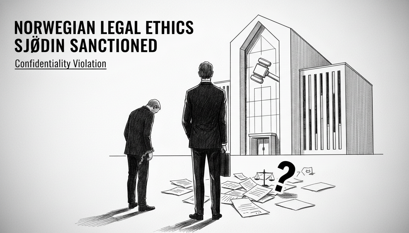 Lawyer Arvid Sjødin Violated Professional Conduct Rules in Viggo Kristiansen Case