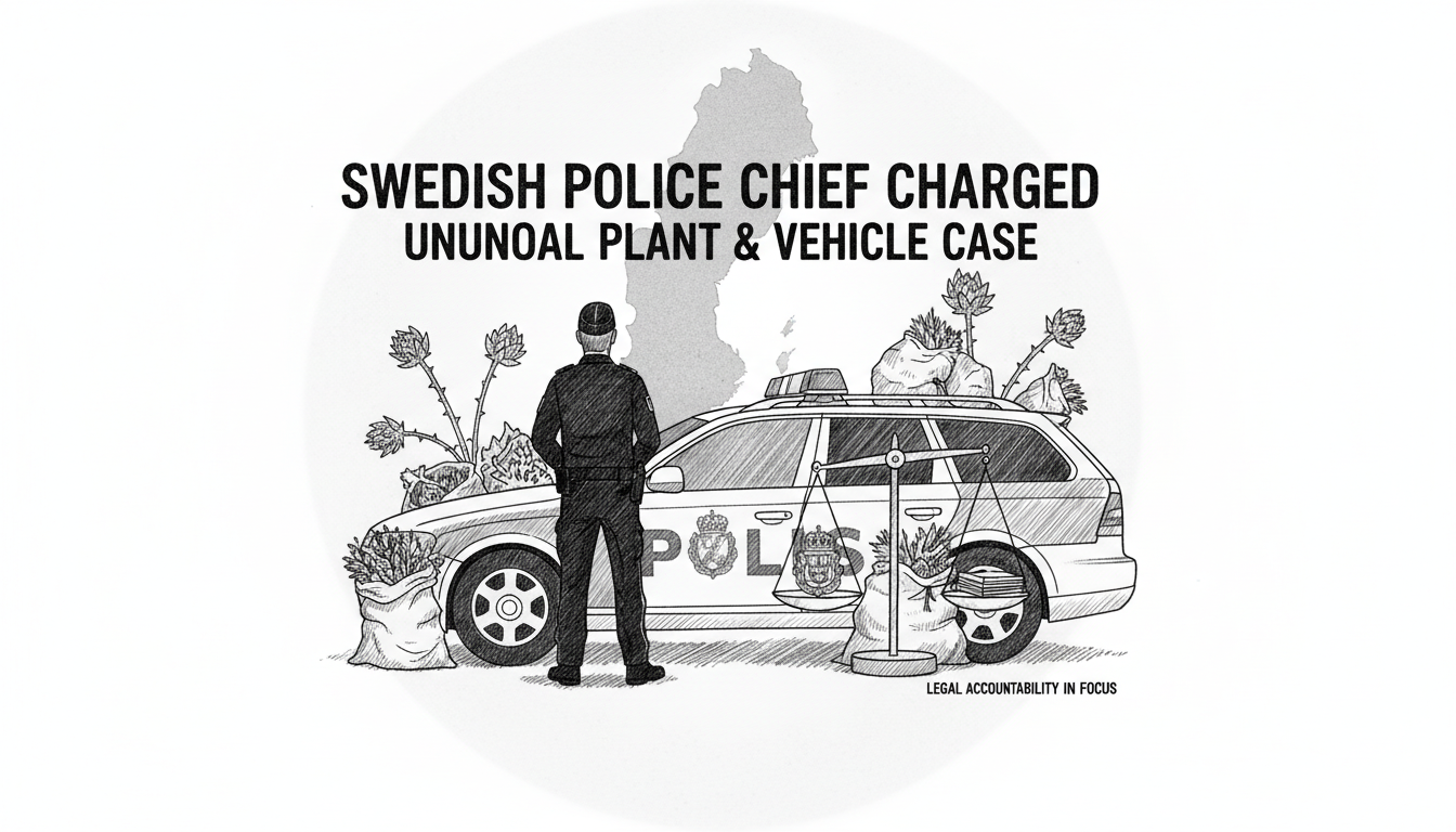 Swedish Police Chief Faces Charges in Unusual Case