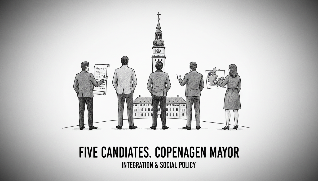 Five Candidates Compete for Copenhagen Mayor Position