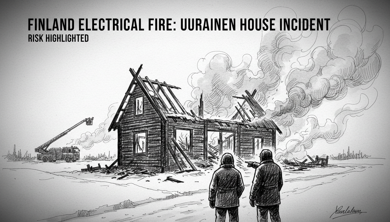 Finland Electrical Fire: Uurainen House Incident Highlights Risk