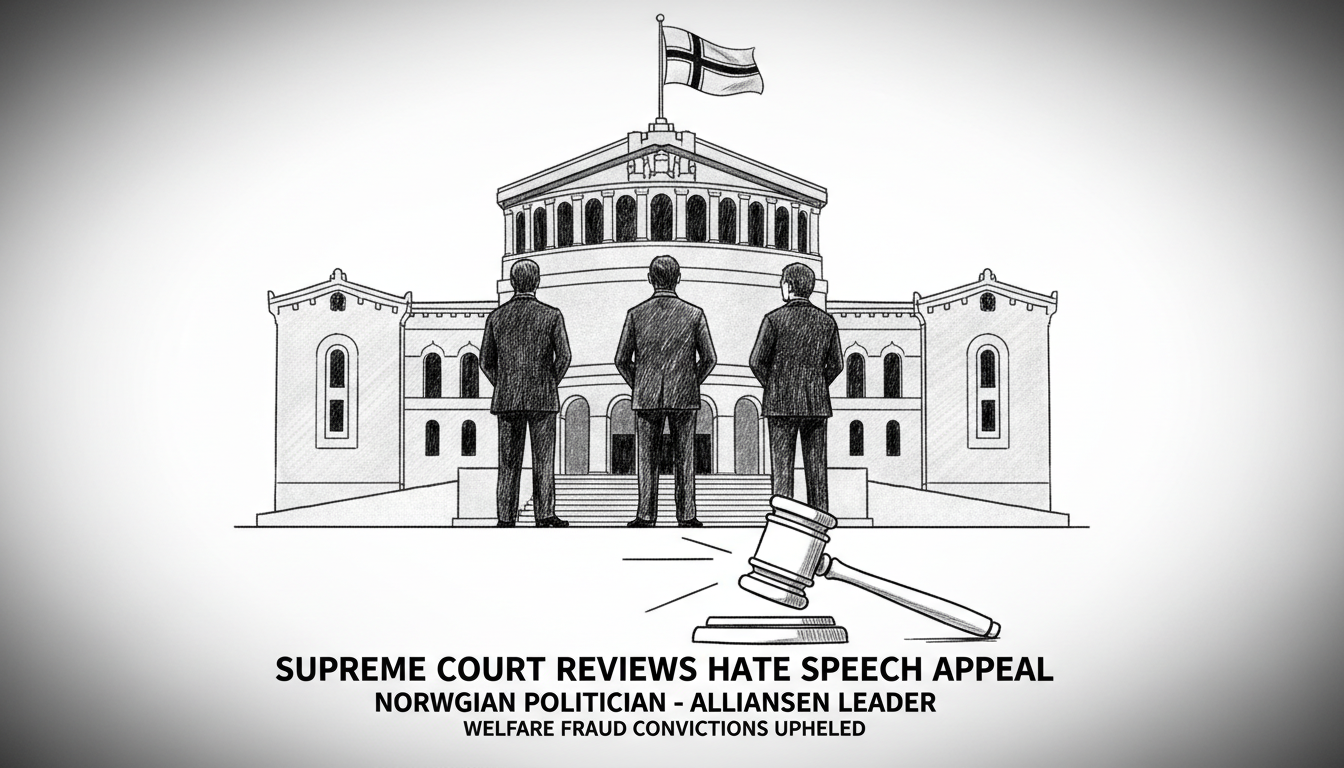 Supreme Court to Review Hate Speech Appeal from Norwegian Politician