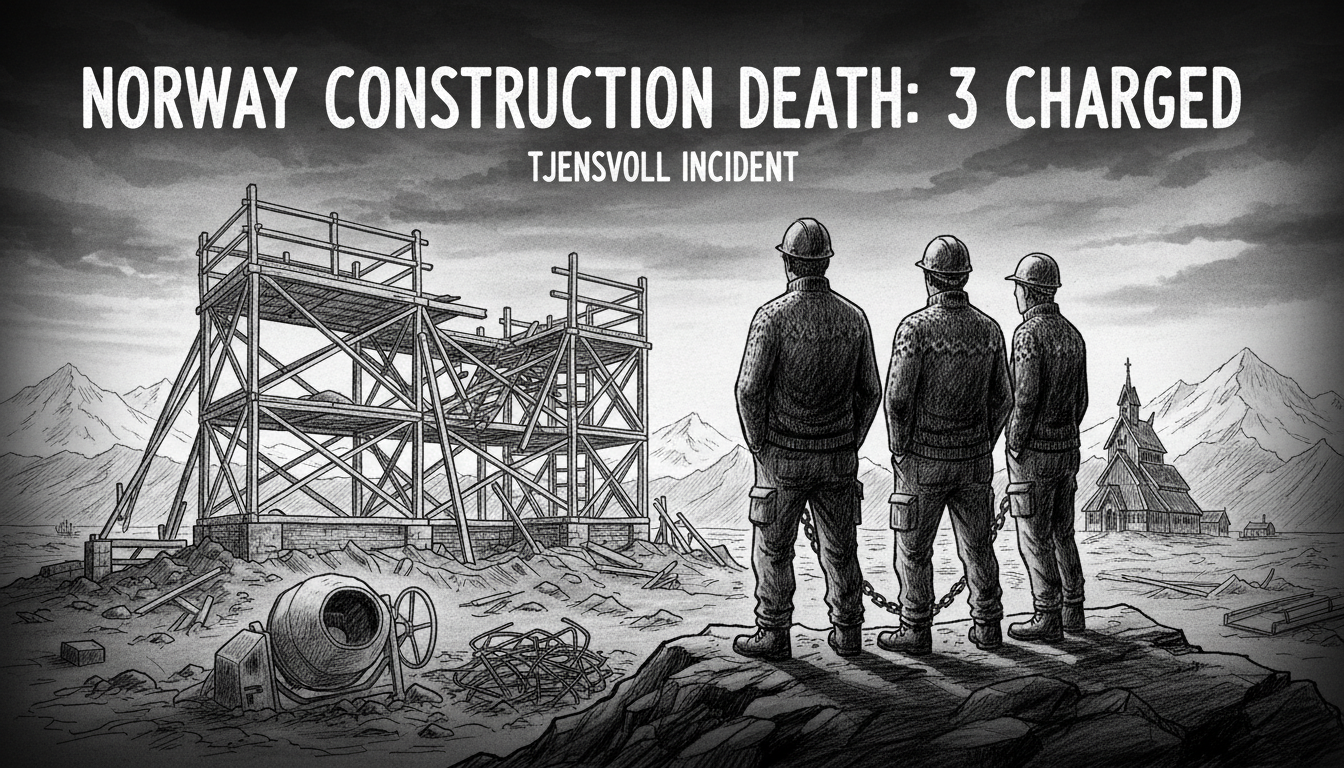Norway Construction Death: 3 Charged After Tjensvoll Incident