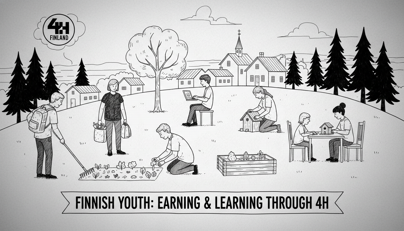 Finnish Youth Find Work Through 4H Program While Studying