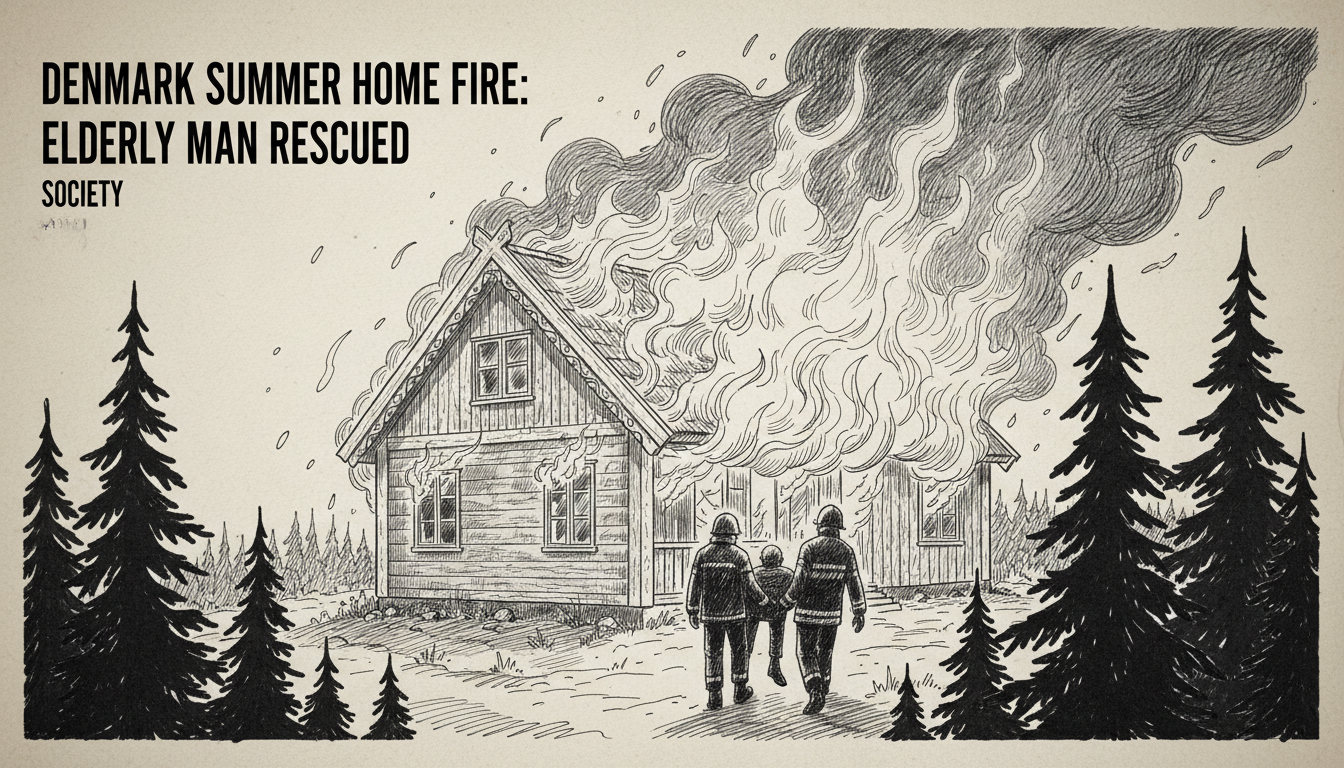 Denmark Summer Home Fire: Elderly Man Rescued
