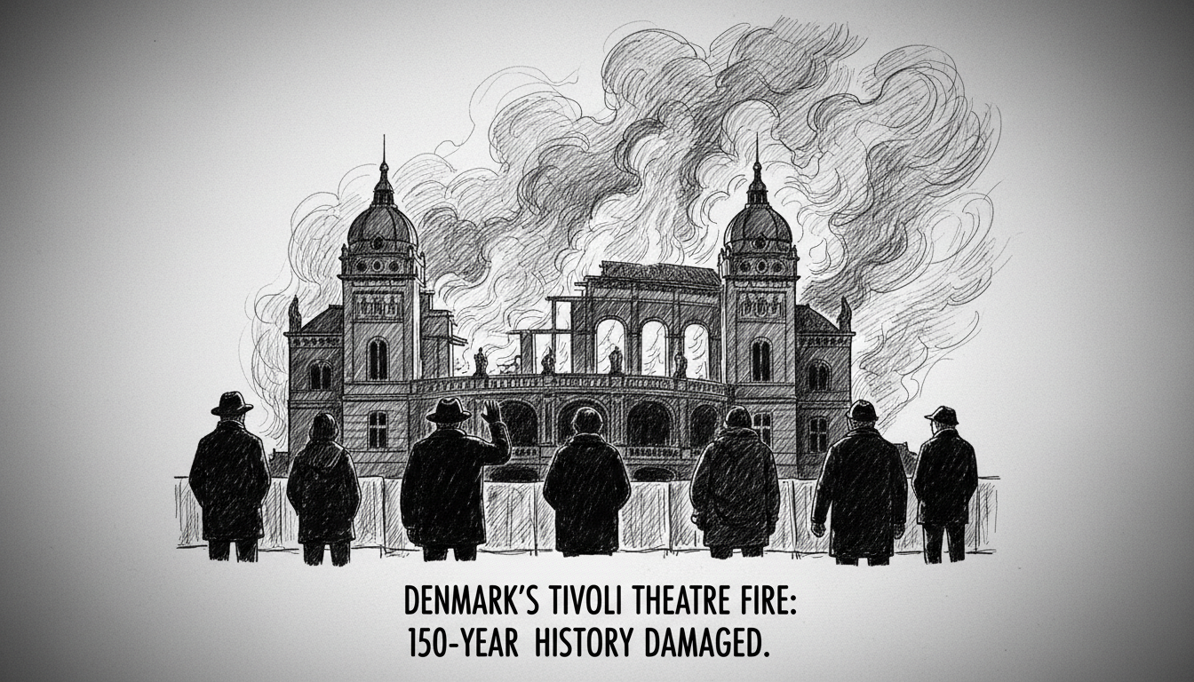 Denmark's Tivoli Theatre Fire: 150-Year History Damaged