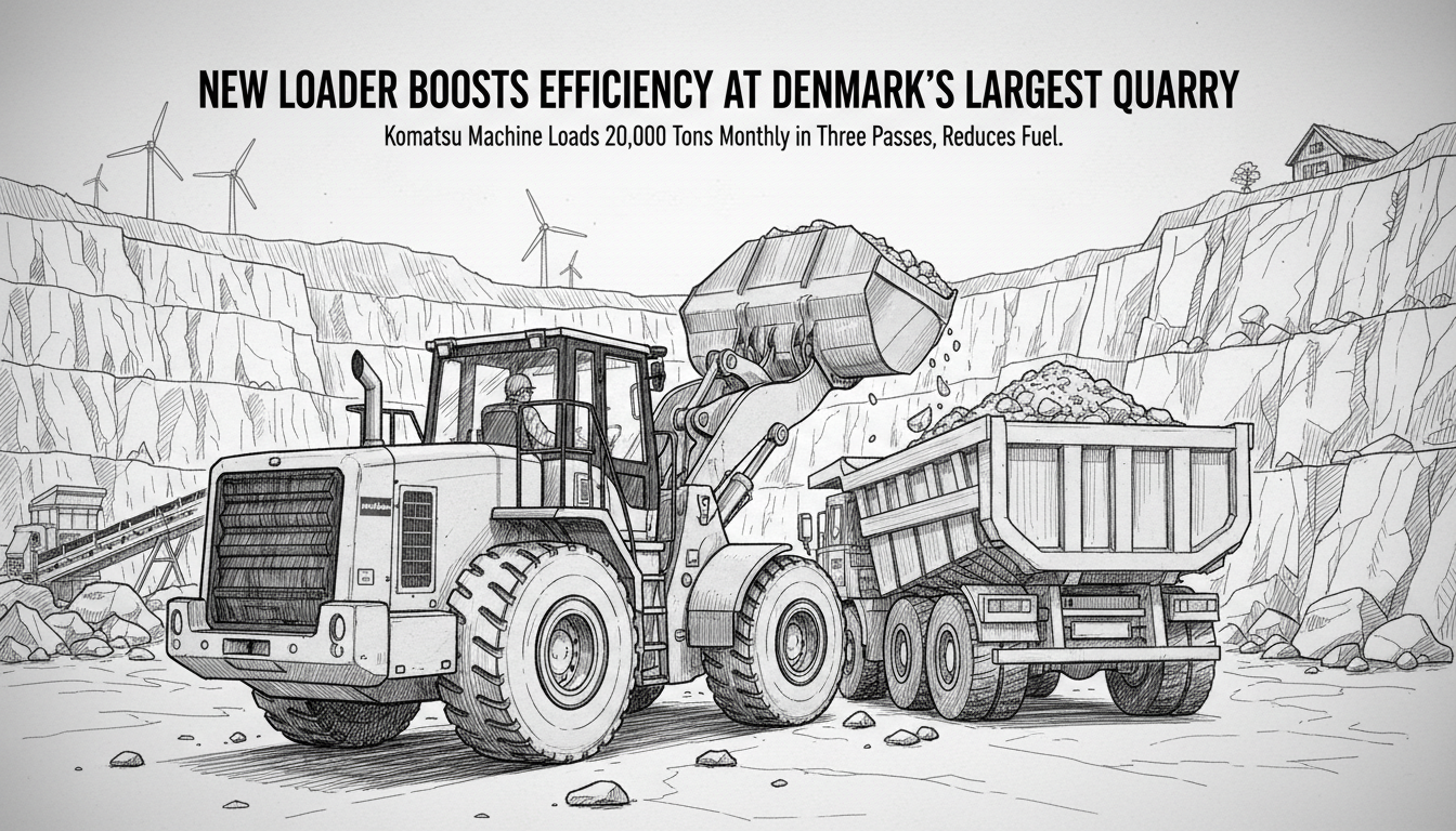 New Loader Boosts Efficiency at Denmark's Largest Quarry