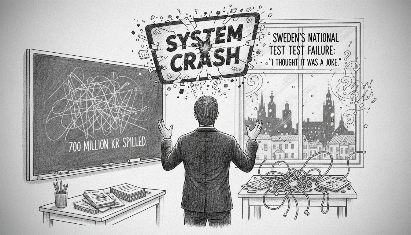 Teacher Ronny on Sweden's National Test Failure: 'I Thought It Was a Joke'