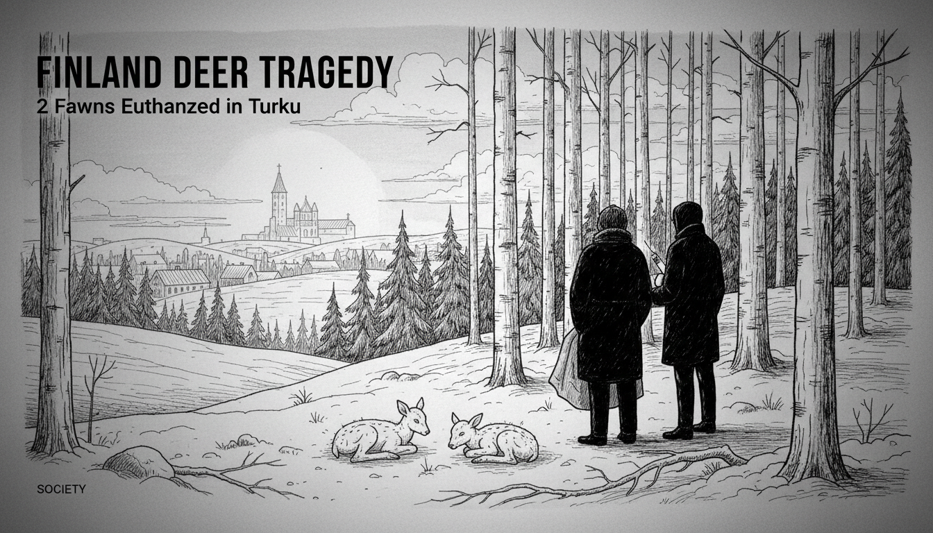 Finland Deer Tragedy: 2 Fawns Euthanized in Turku