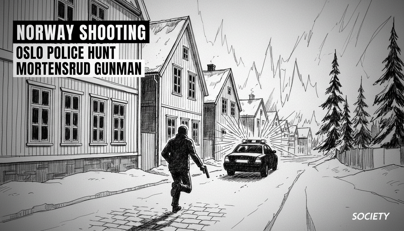Norway Shooting: Oslo Police Hunt Mortensrud Gunman
