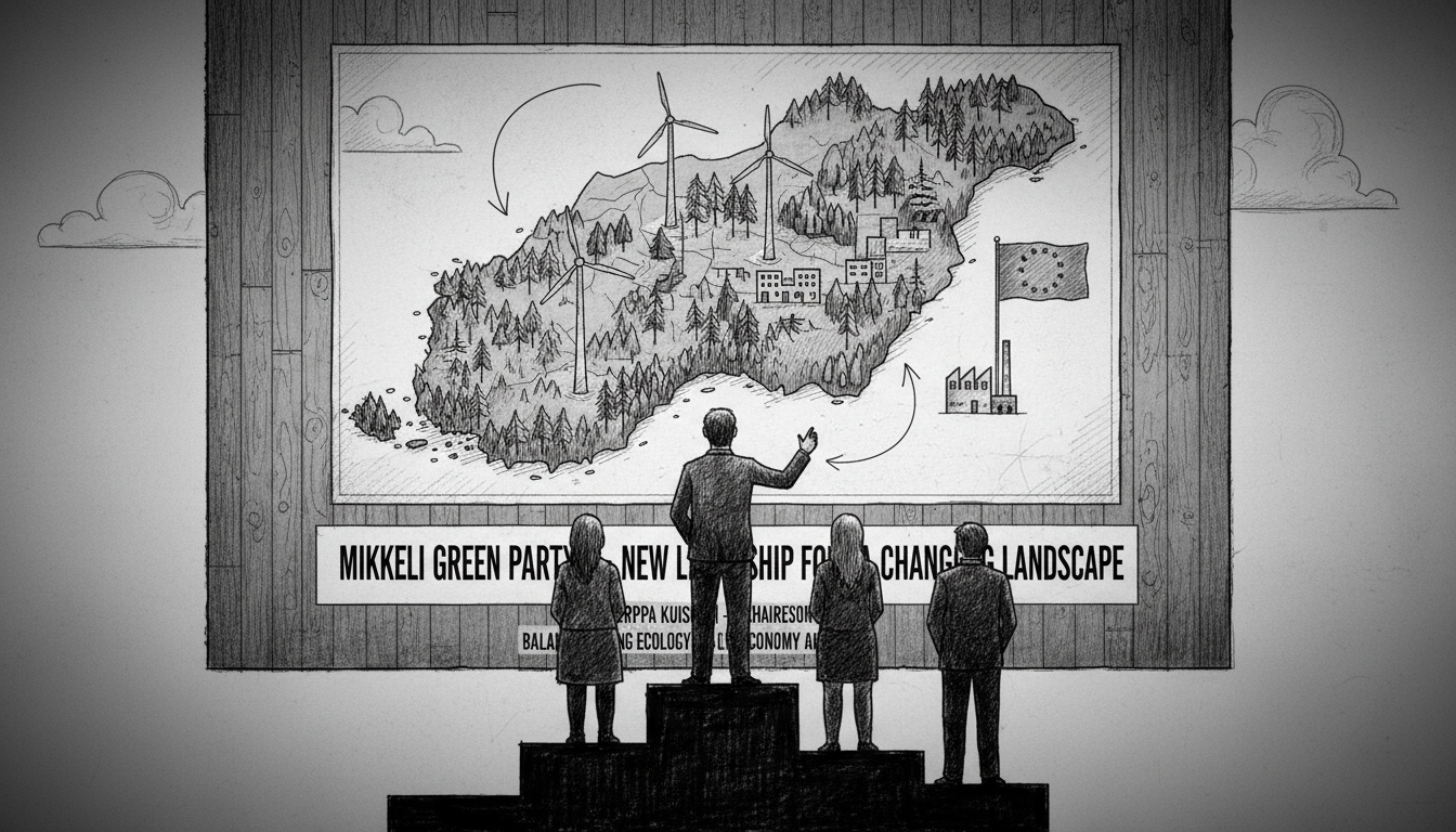 Green Party Leadership Changes in Mikkeli Region with New Board Members