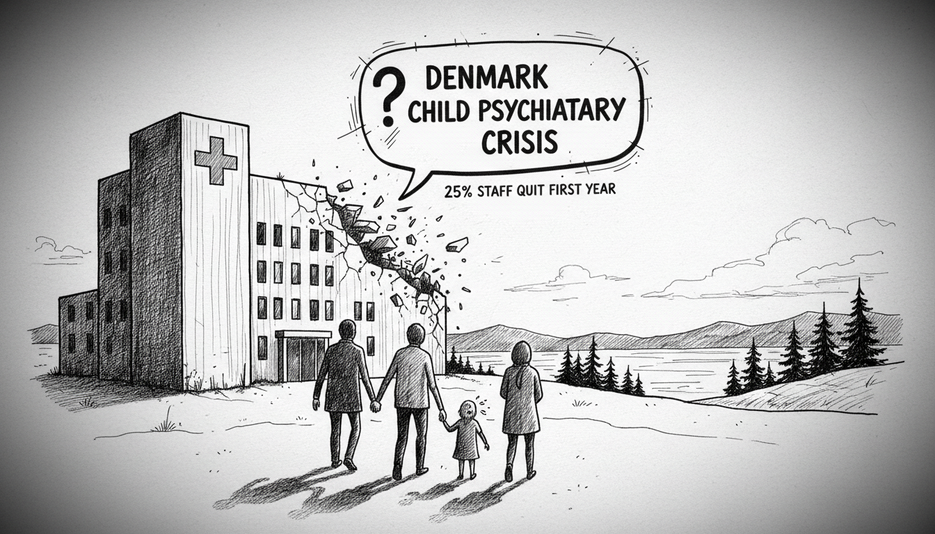 Denmark Child Psychiatry Crisis: 25% Staff Quit First Year