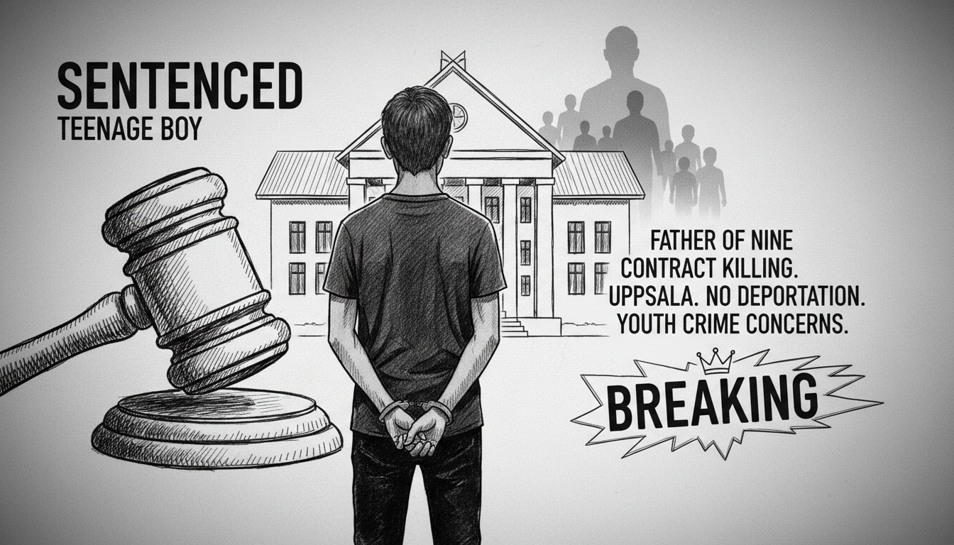 Teenage boy sentenced for contract killing of father of nine