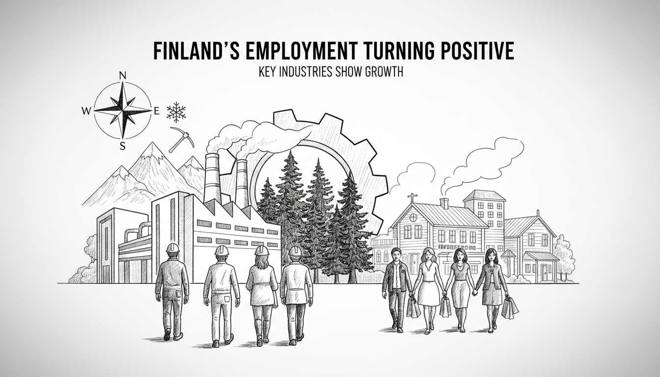 Finland's Employment Turning Positive as Key Industries Show Growth