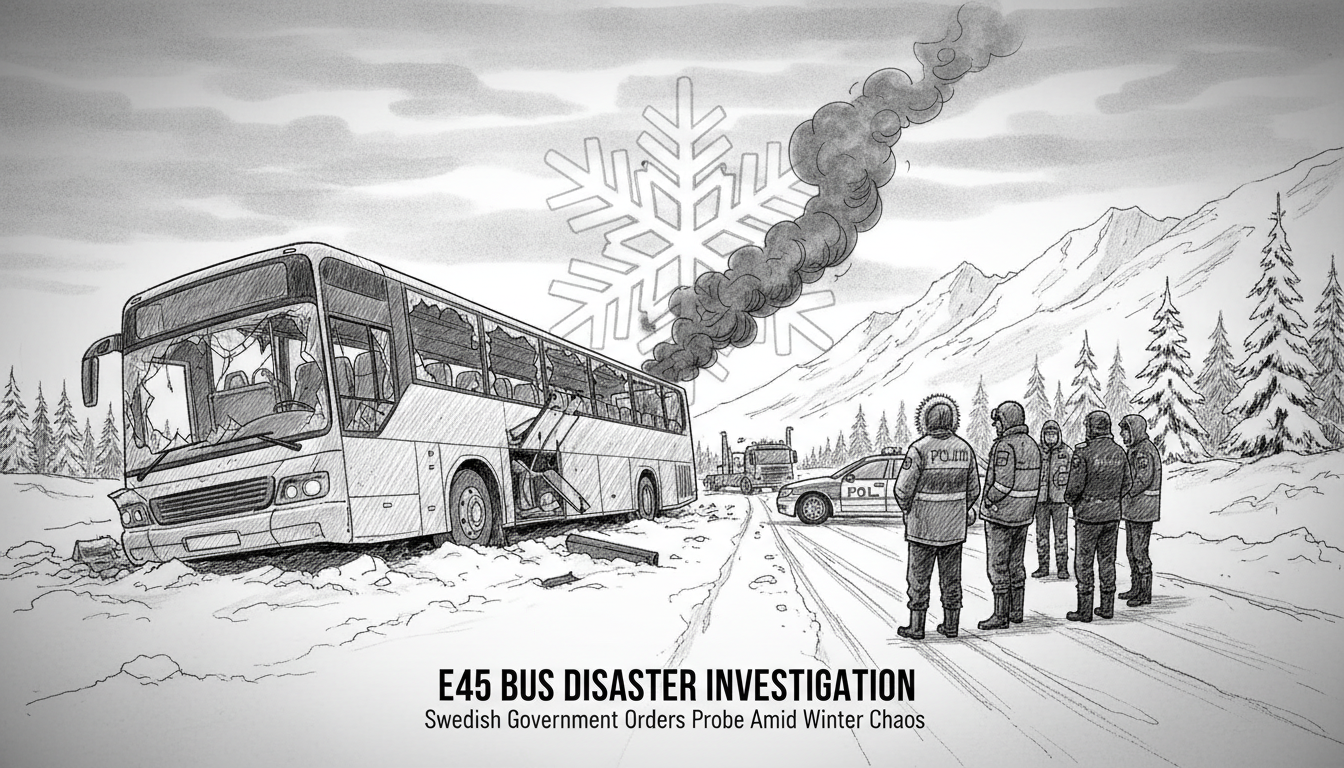 Swedish Government Orders Investigation Into E45 Bus Accident