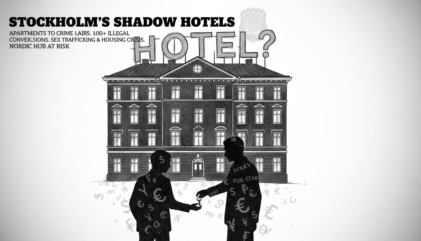 Stockholm Rental Apartments Converted to Illegal Hotels for Crime
