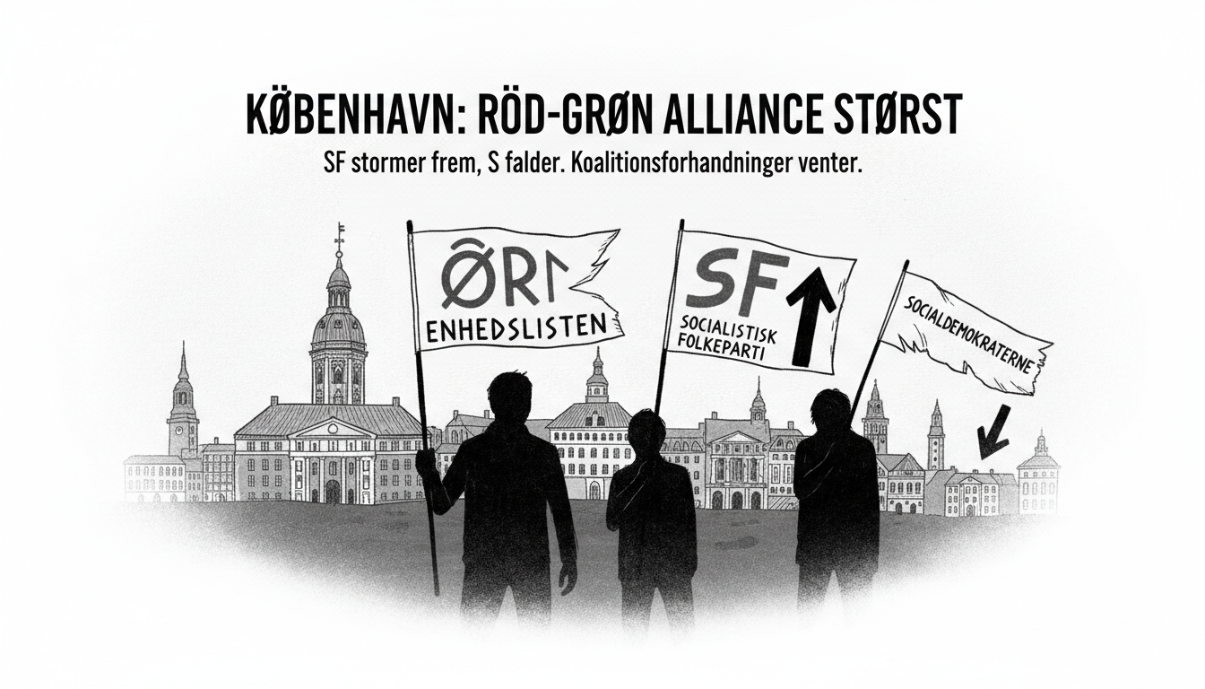 Red-Green Alliance Retains Lead as Copenhagen's Largest Party